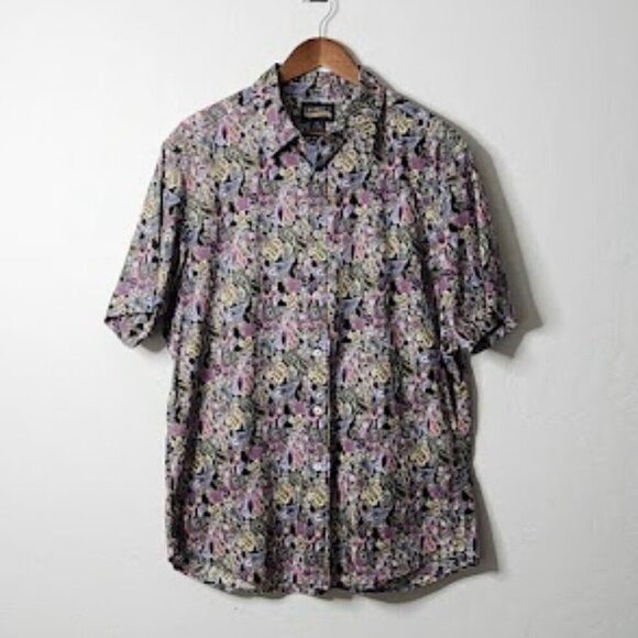 Cremieux Men's Short Sleeve Button-Down Shirt Size XL - Picture 1 of 5